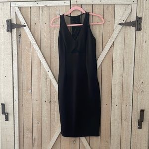 Black cocktail dress